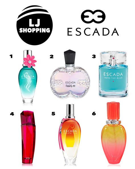 list of escada perfumes